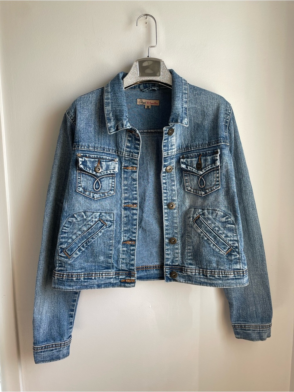 Vintage Unique Denim Blue Jeans Jacket-M-Illegal The Original Denim